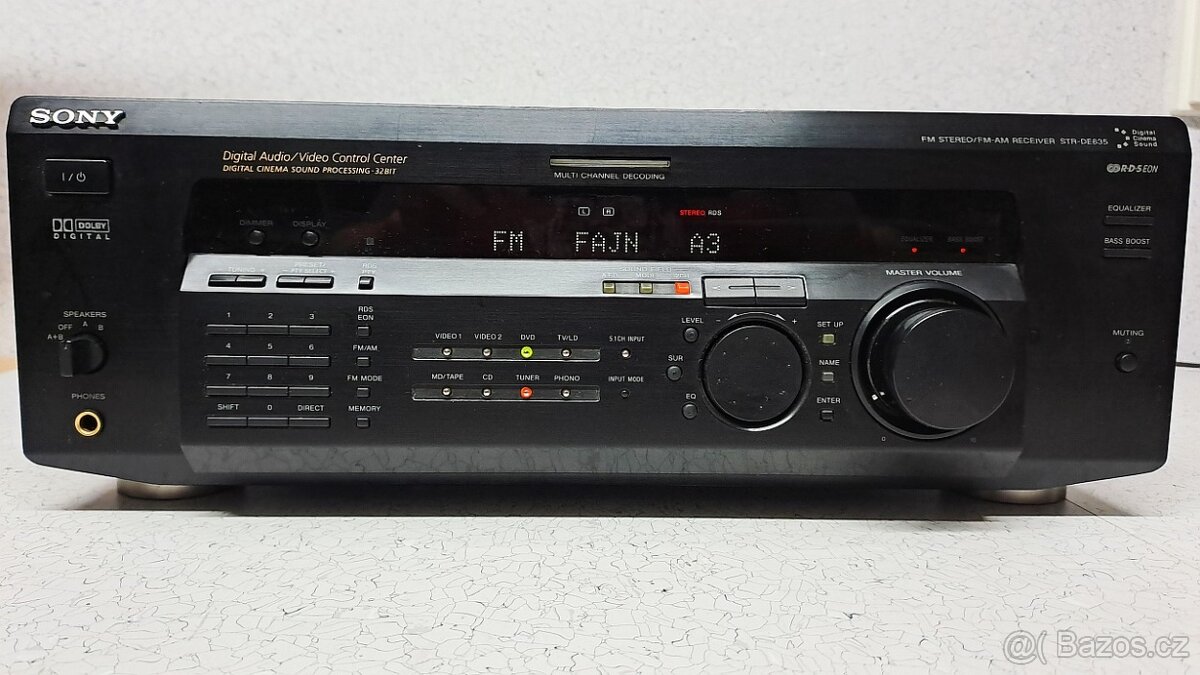 FM a AM receiver - zesilovač Sony STR-DE635