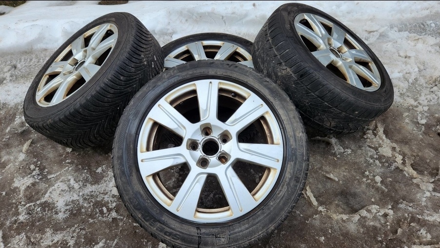 Zimní alu Volkswagen Škoda 5x112 7,5jx17 et45