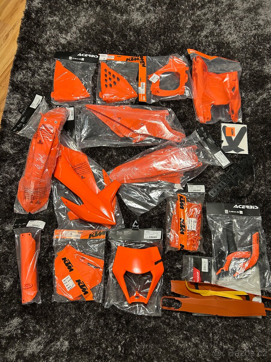 Ktm exc 2020-23, sx 19-22 sada plastov