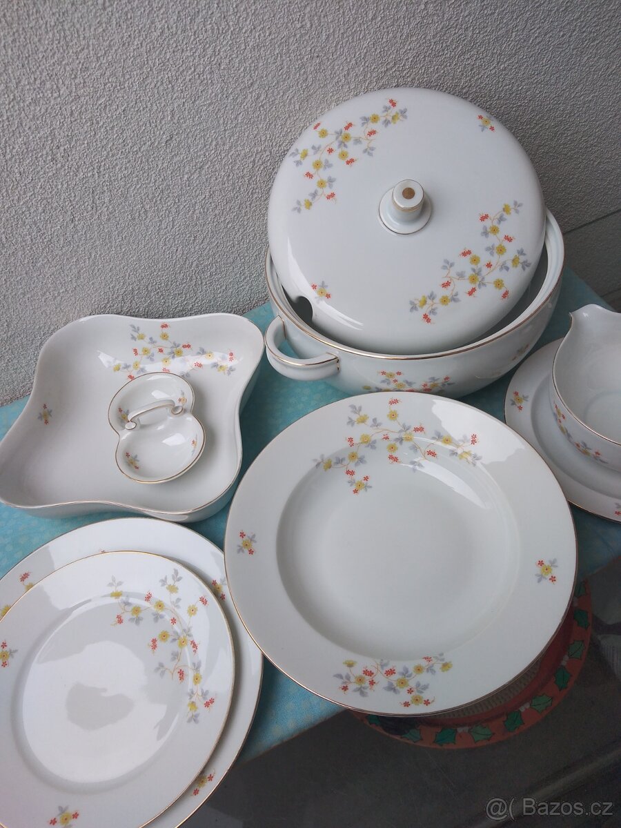 Jídelní servis zn. Bohemia Made in germany