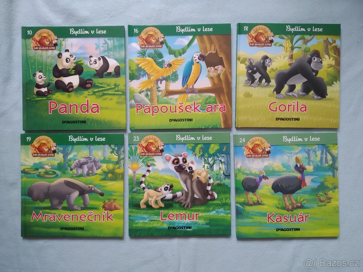 Knihy Bydlím v lese, Bydlím v savaně