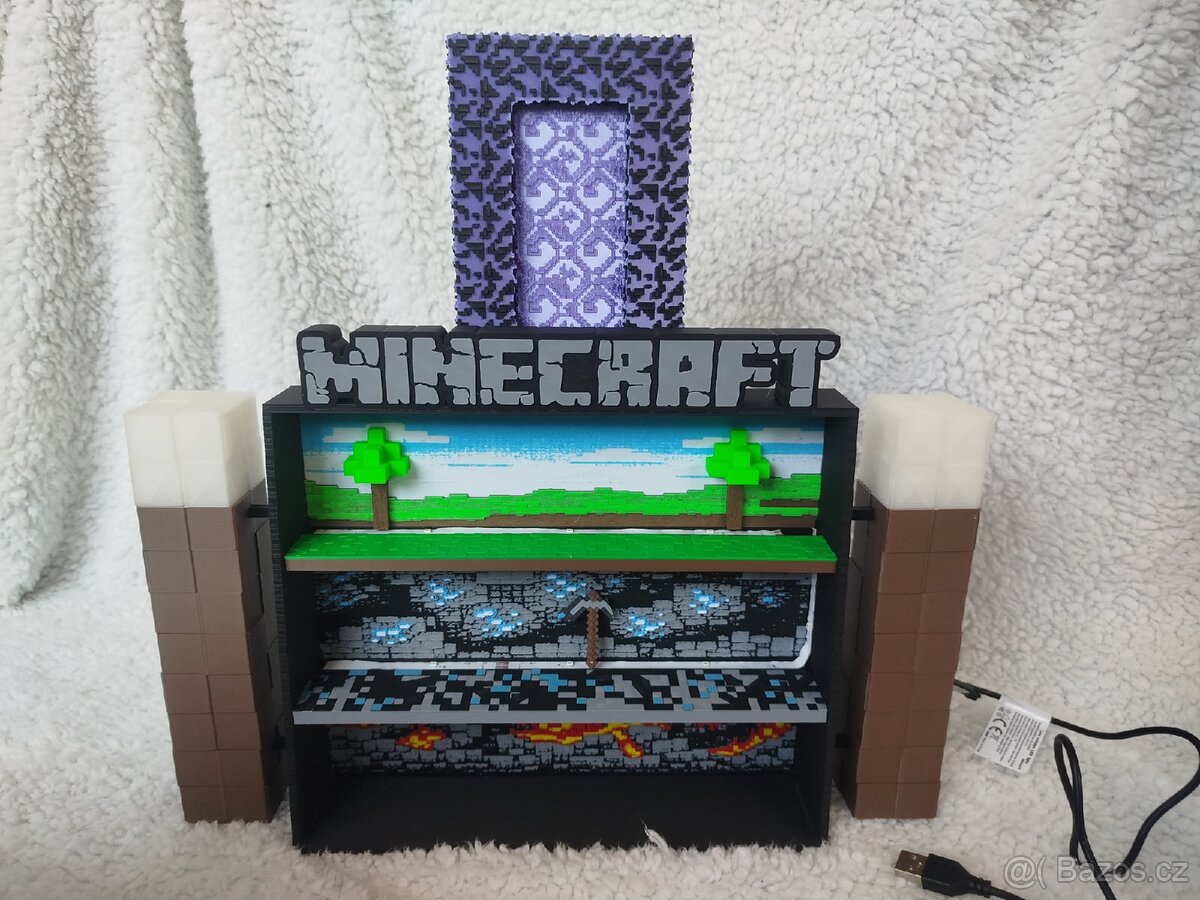 Minecraft funko pop stand