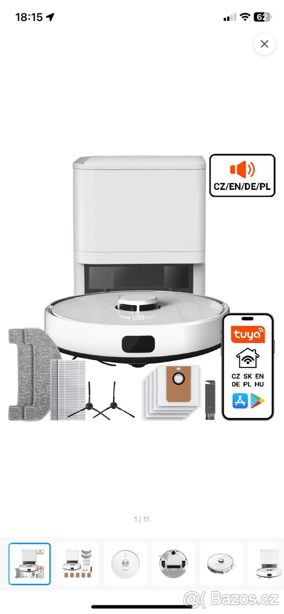 Robotický vysavač TESLA Robostar IQ700 plus