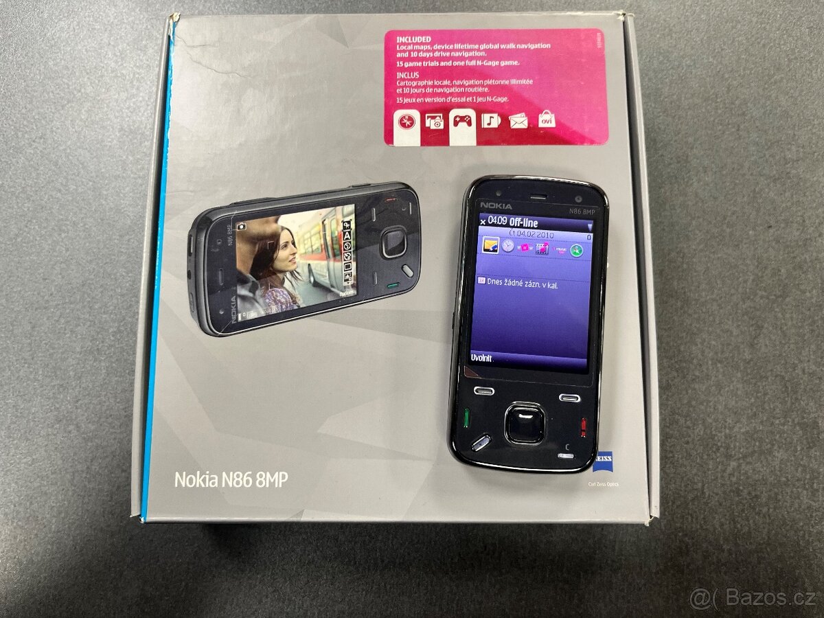 Nokia N86 krabice CZ distribuce
