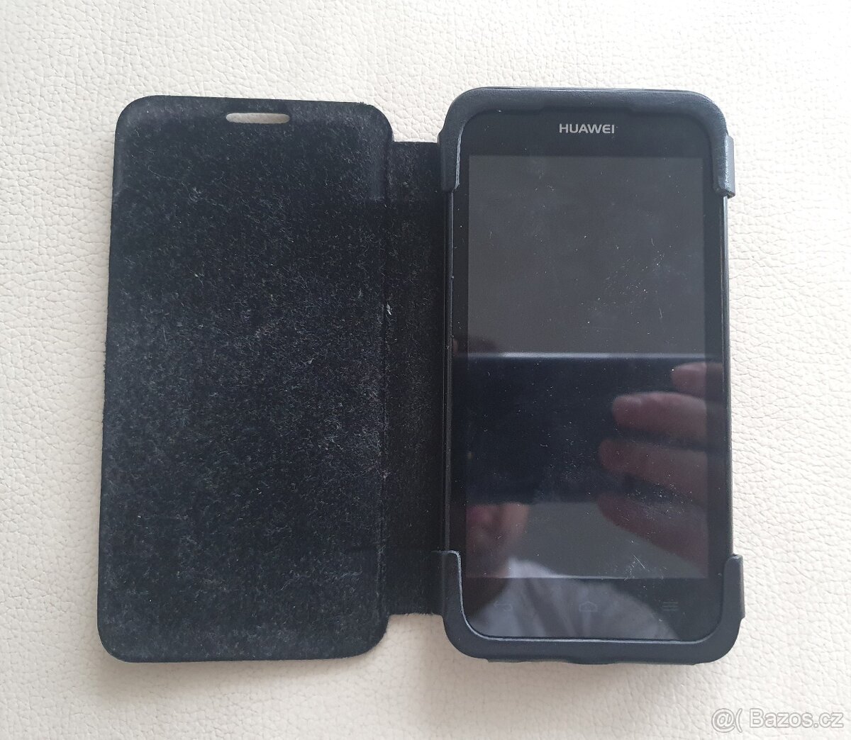 Kožené pouzdro na HUAWEI Ascend Y550