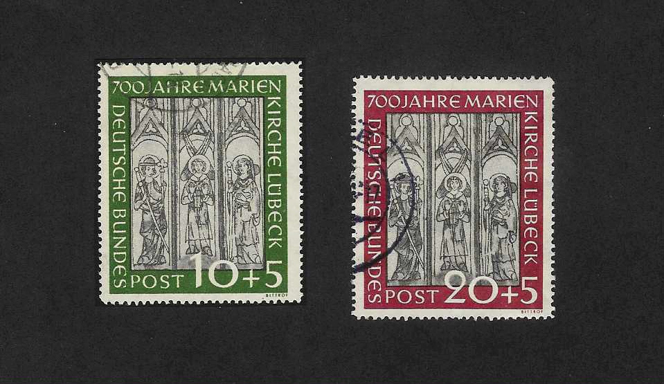 Známky Německa (BRD) - Mi: 139/140 (r. 1951) LEVNĚ