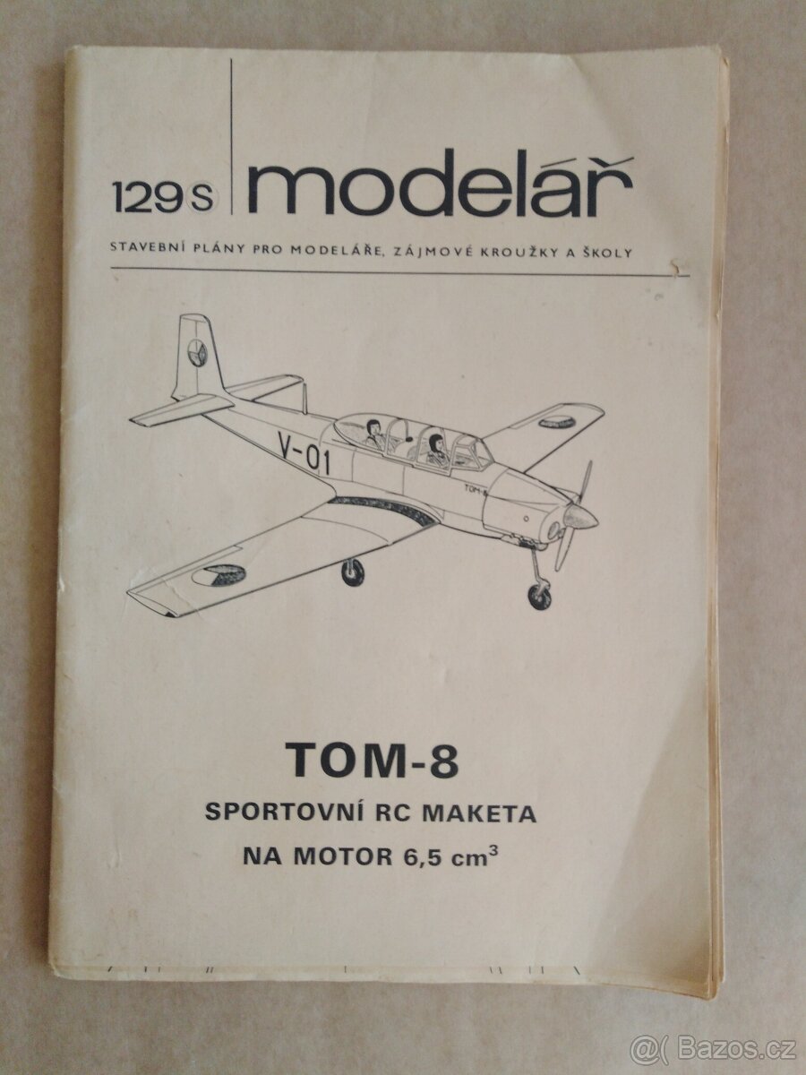TOM - 8 - sportovní RC maketa "MODELÁŘ"