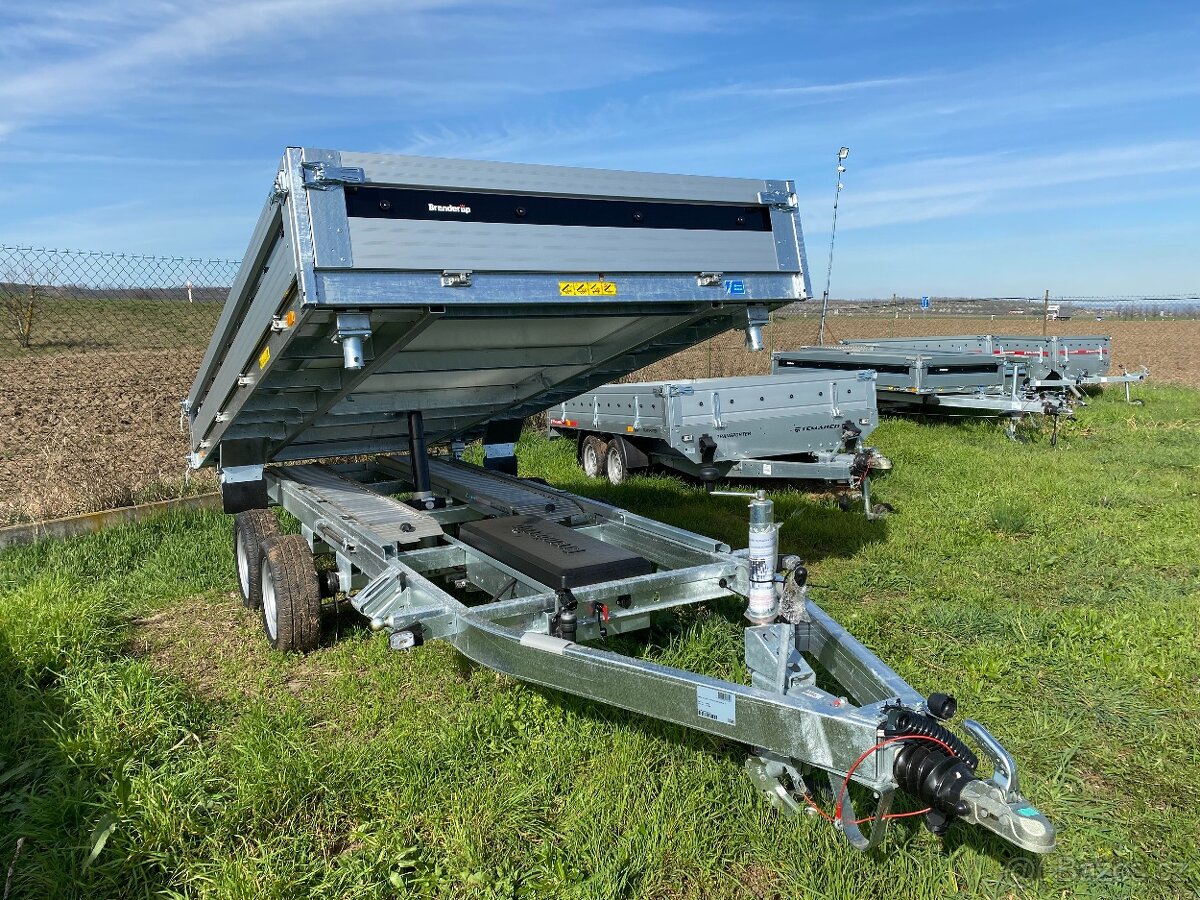 3-stranný elektrohydraulický sklápěč, 325x180 3,5T DPH