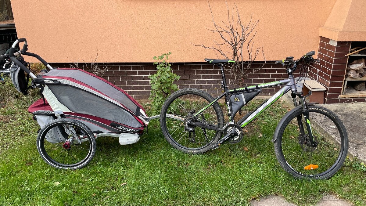 Vozík za kolo Chariot xc1 elektro kolo