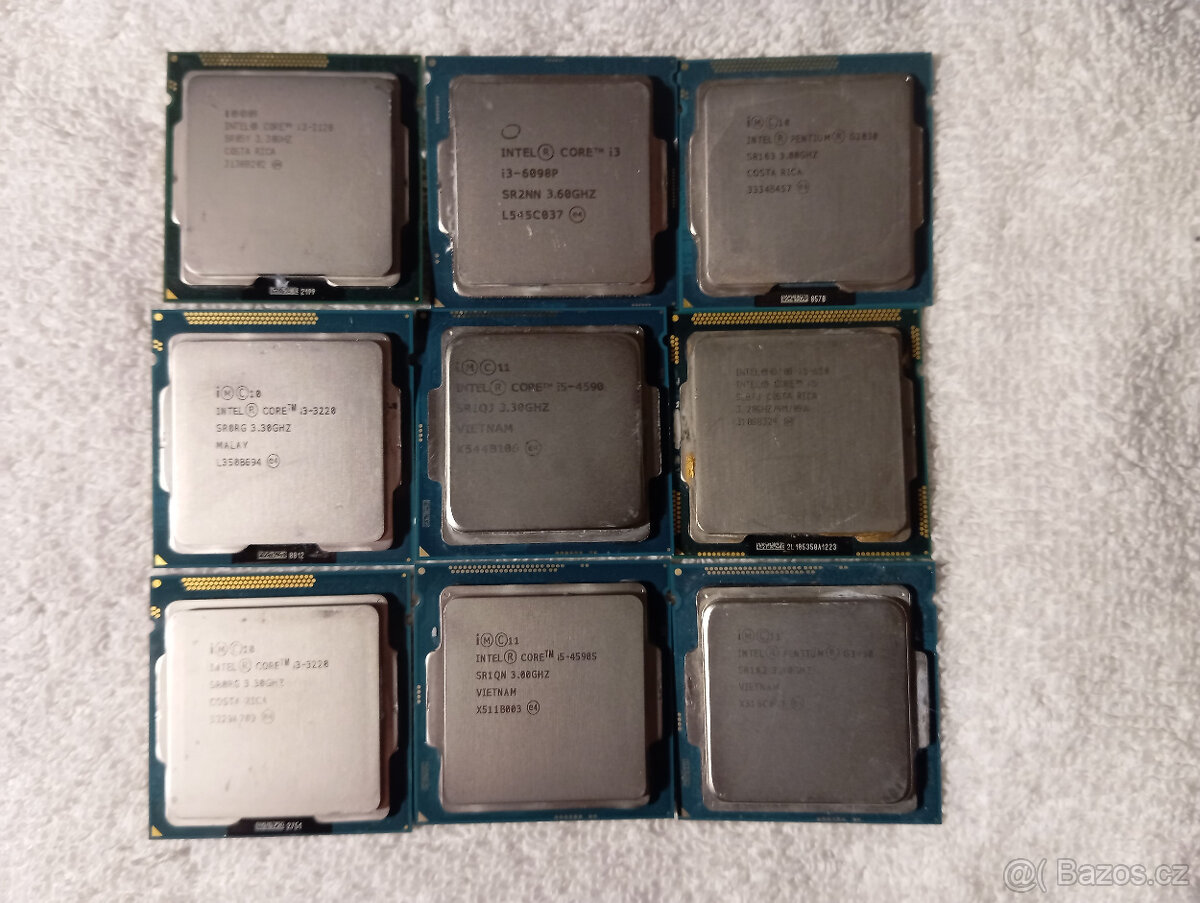 CPU - Intel Pentium & I3 & I5