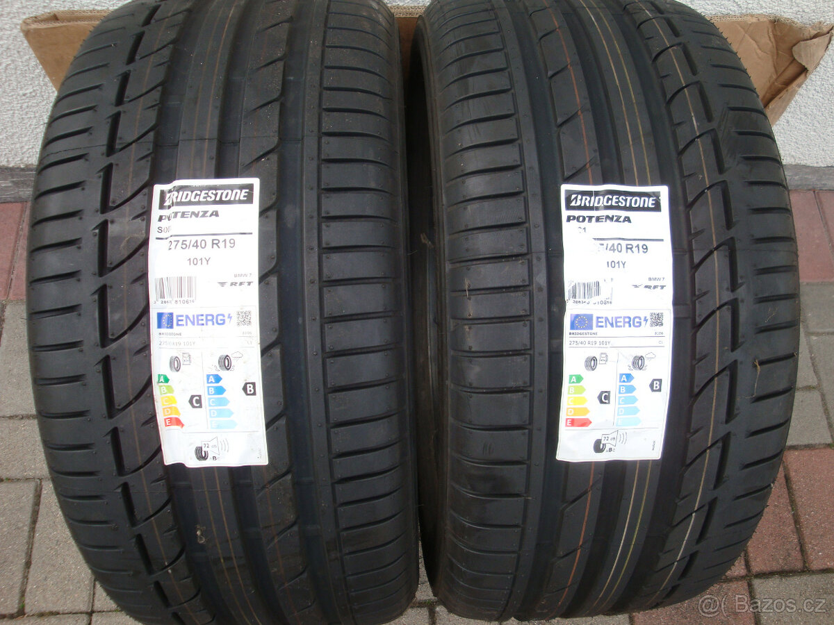 Letní pneu 275/40/19 BRIDGESTONE POTENZA RSC 2022r NOVE