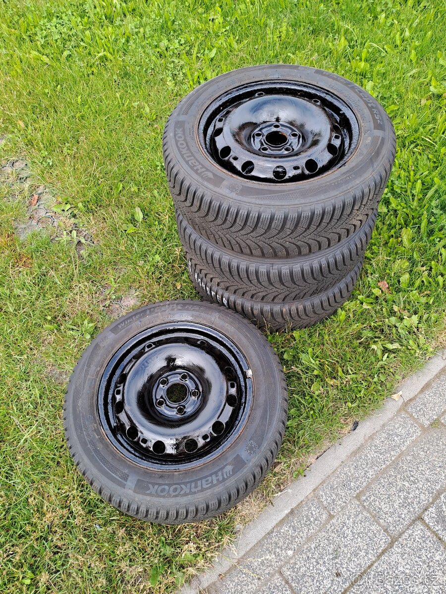 ŠKODA ROOMSTER, ŠKODA FABIA PLECHOVÉ DISKY +PNEU