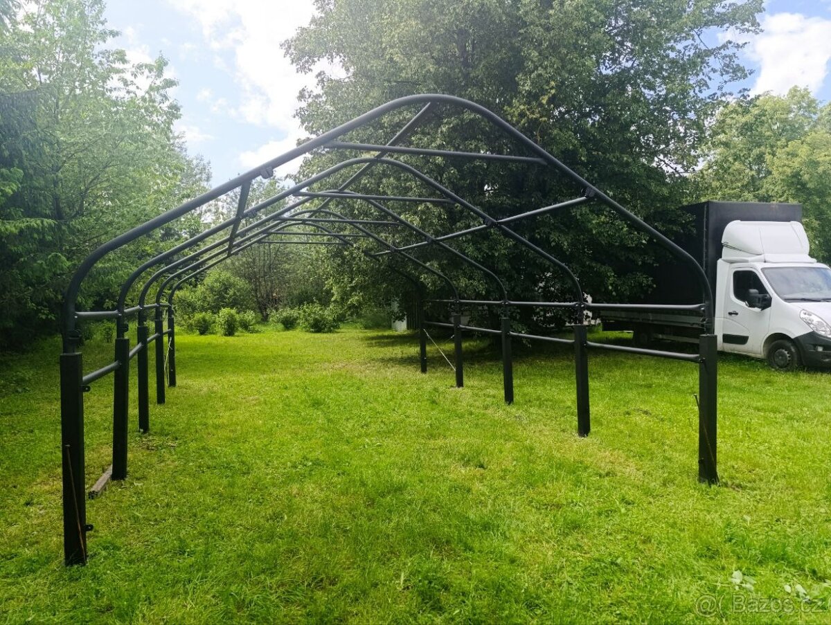 Ocelová konstrukce, hala, přístřešek, garáž, sklad 5x7,4 m