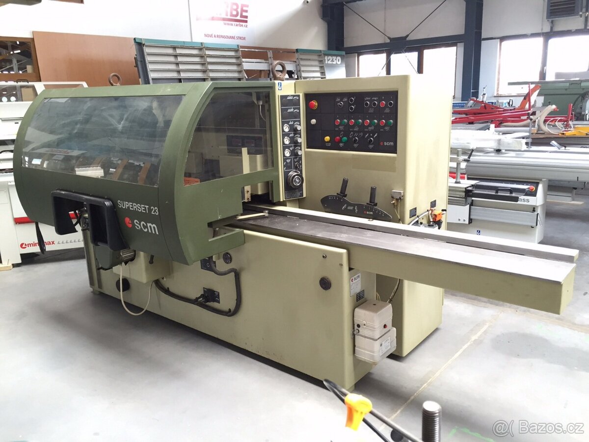Čtyřstranná frézka SCM SUPERSET 23 - repase, záruka, servis
