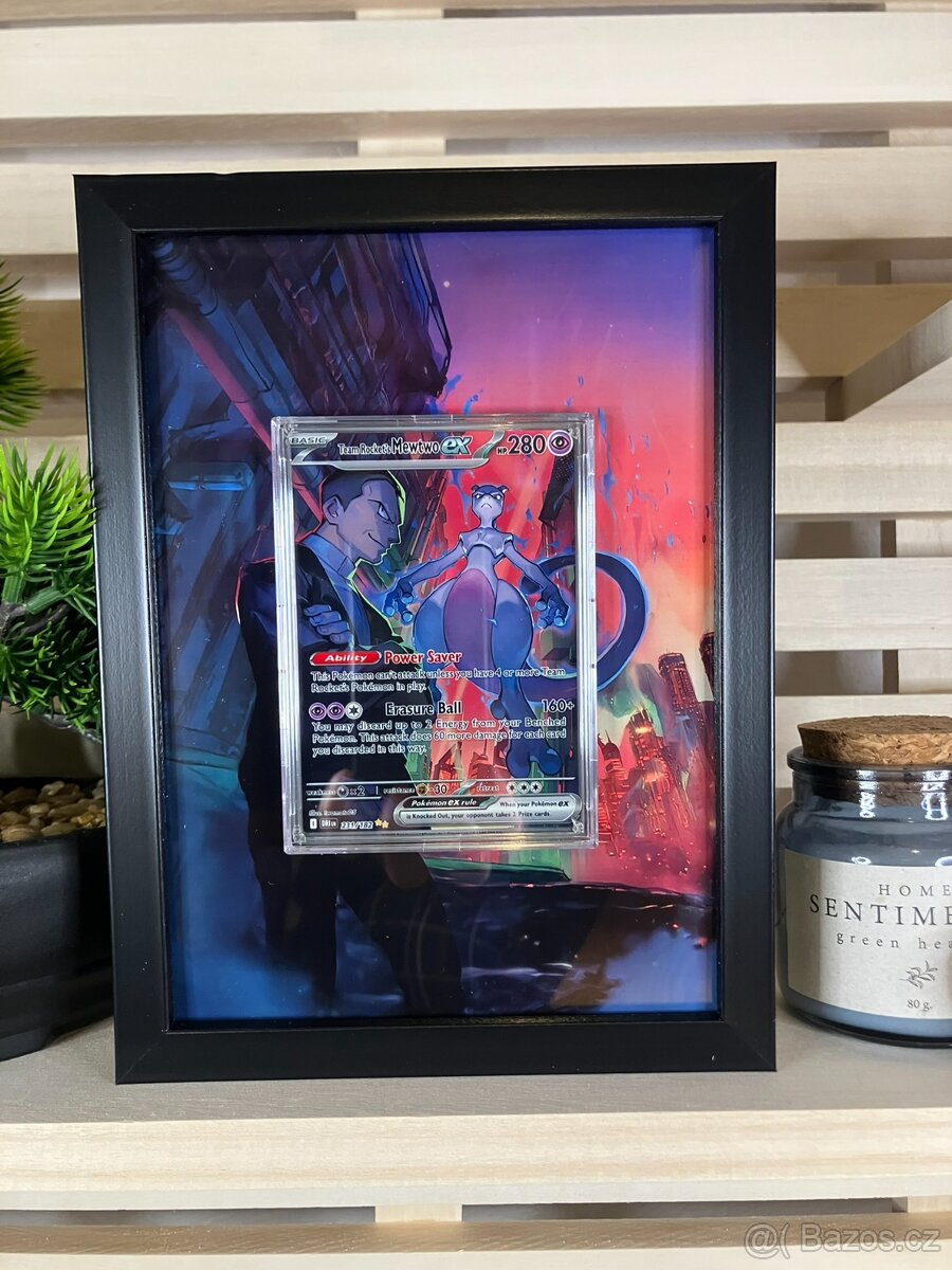 Pokémon extended illustration MewTwo DRI#231 + UV obal +
