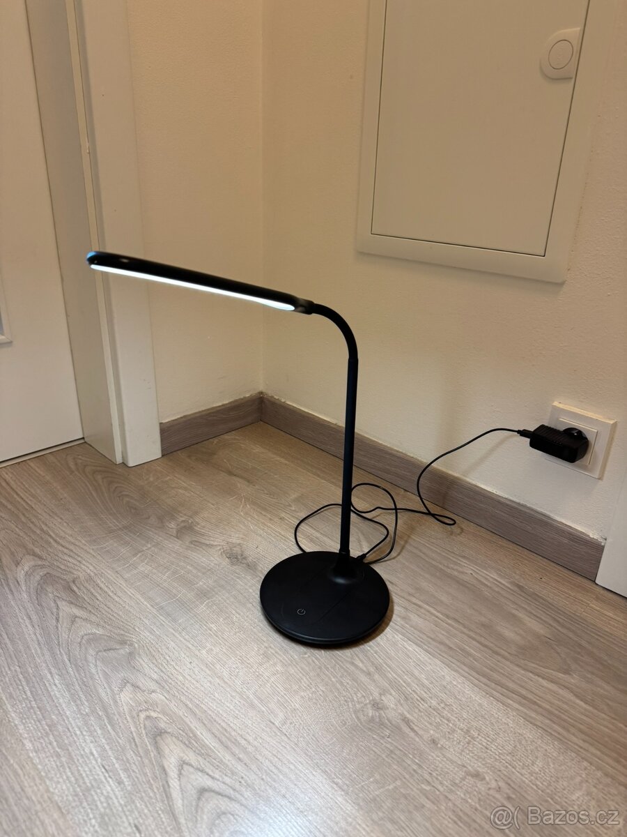 Solight LED stolní lampička stmívatelná, 6W, 4500K, černá
