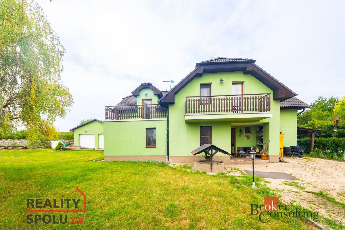 Prodej, domy/rodinný, 315 m2, Zahradní 93, 25070 Veliká Ves,