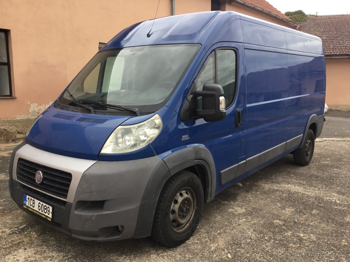 Fiat Ducato 3.0 JTD, L3H2, klimatizace, tažné zařízení