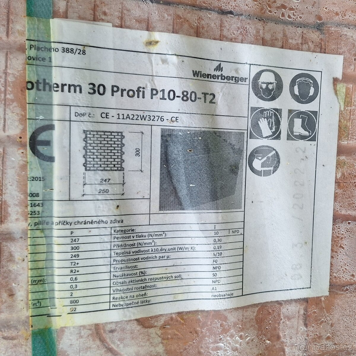 Cihly Porotherm Profi 30