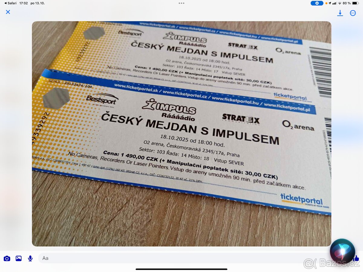 Český mejdan s impulsem - sektor 103 tvrdé lístky