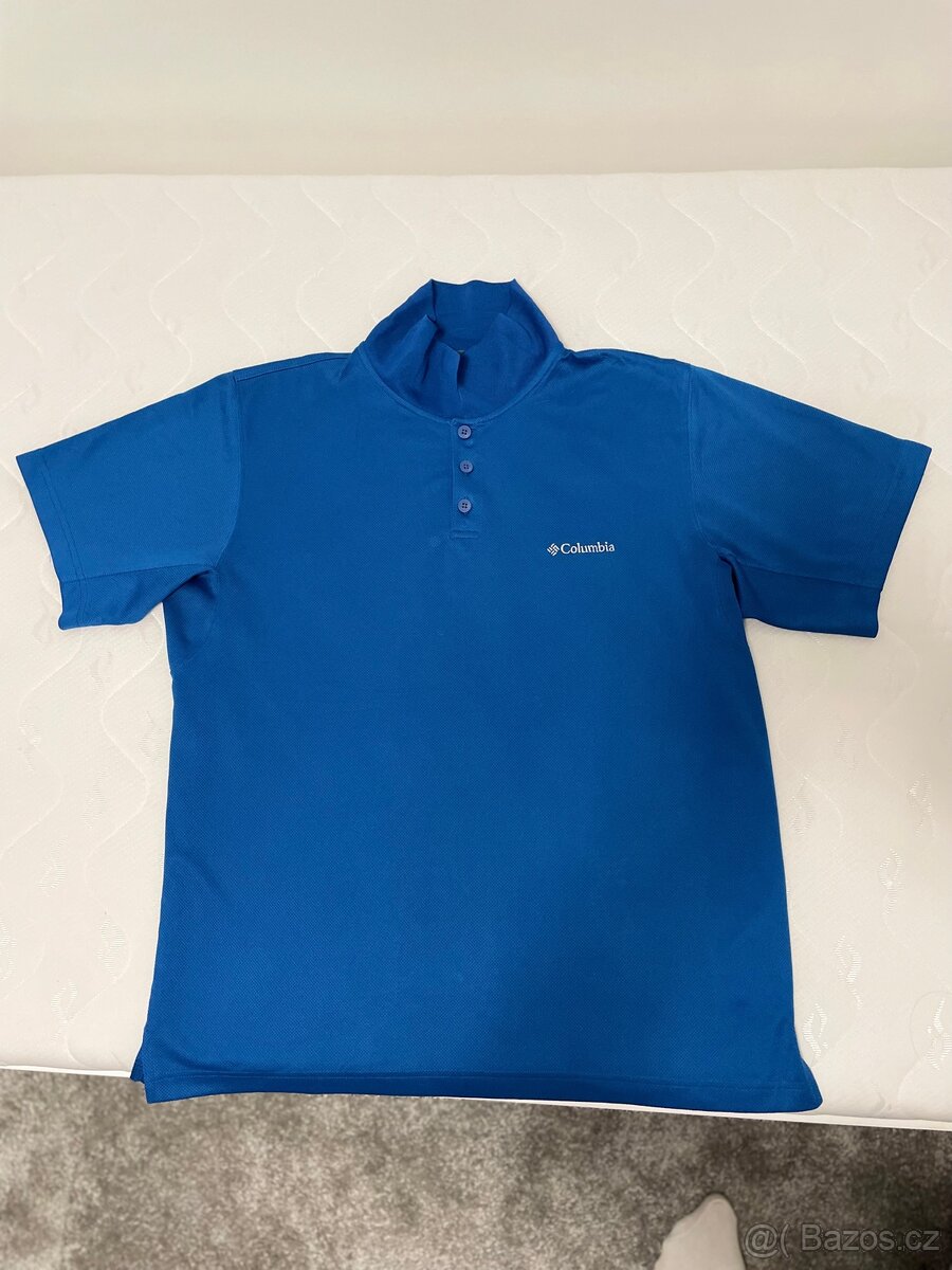 🟦 Columbia – modré tričko polo