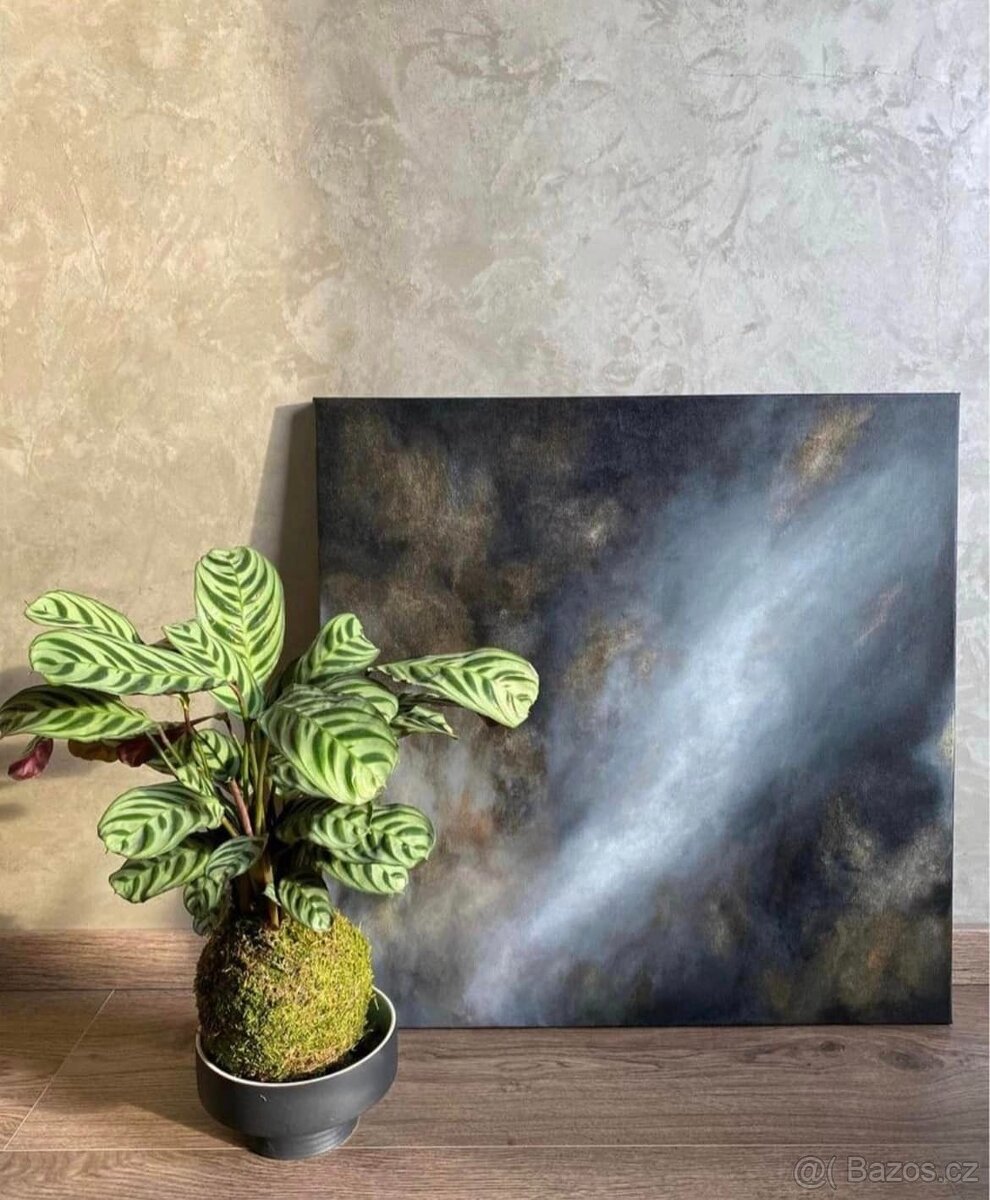 Abstraktní Obraz - 60x60cm - Naděje v temnotě