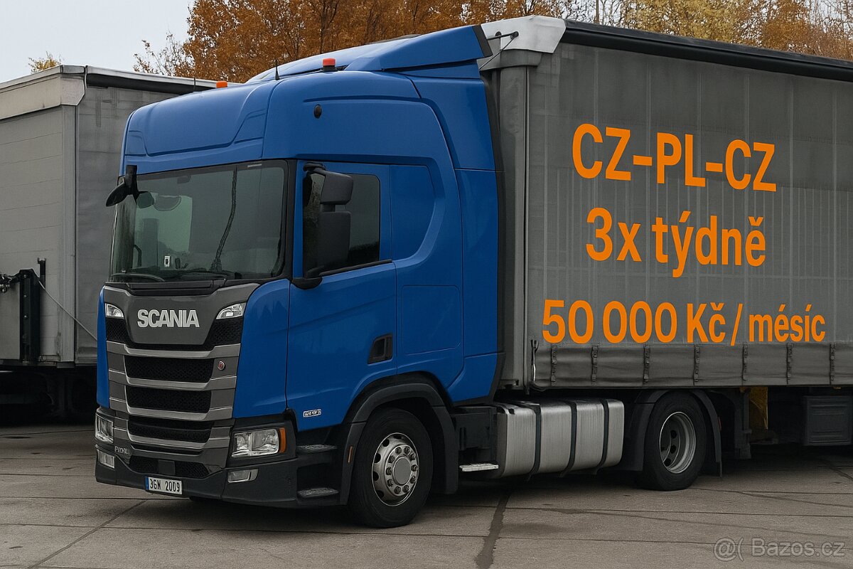 Řidič/ka C+E - stabilní práce CZ-PL-CZ