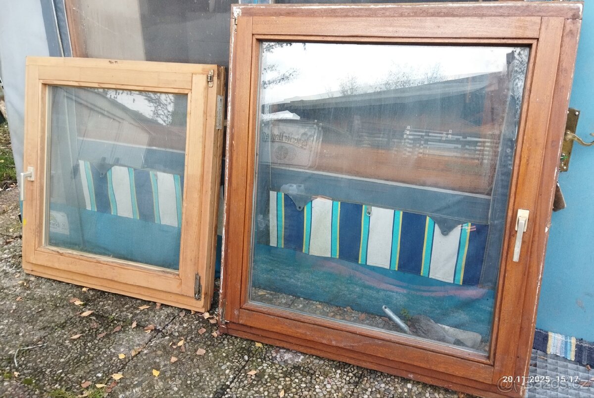 Dřevěná okna, dvojsklo