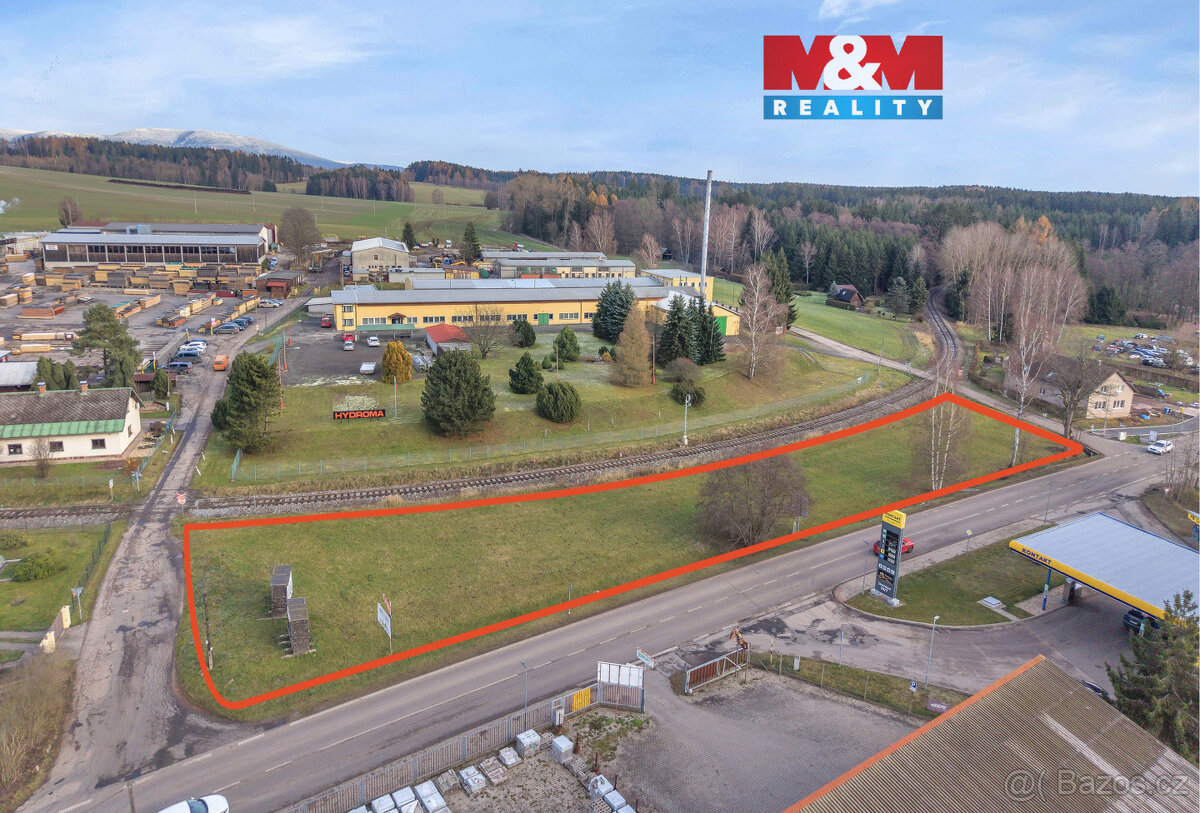 Prodej komerčního pozemku, 2704 m², Jilemnice