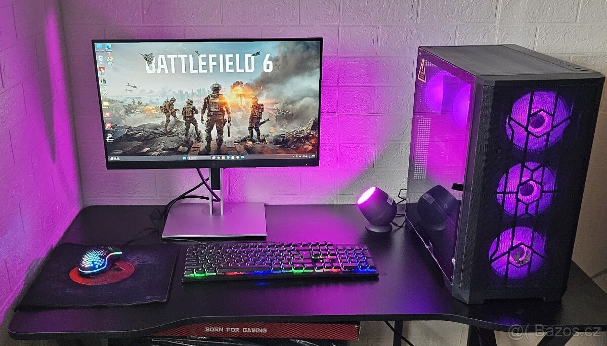 Herní Počítač se Zárukou -Windows 11-Battlefield 6 - Wi-Fi 6