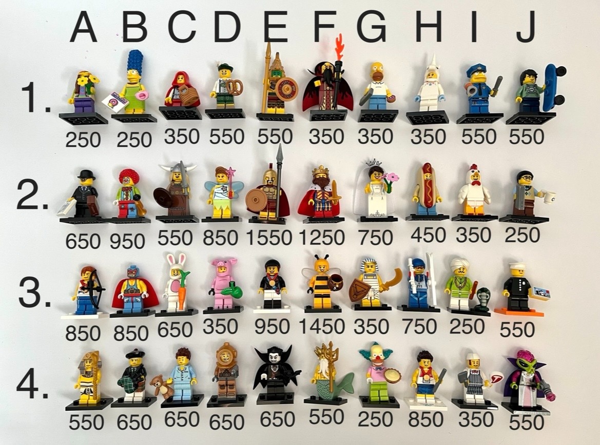 LEGO Sběratelské Minifigurky starší serie