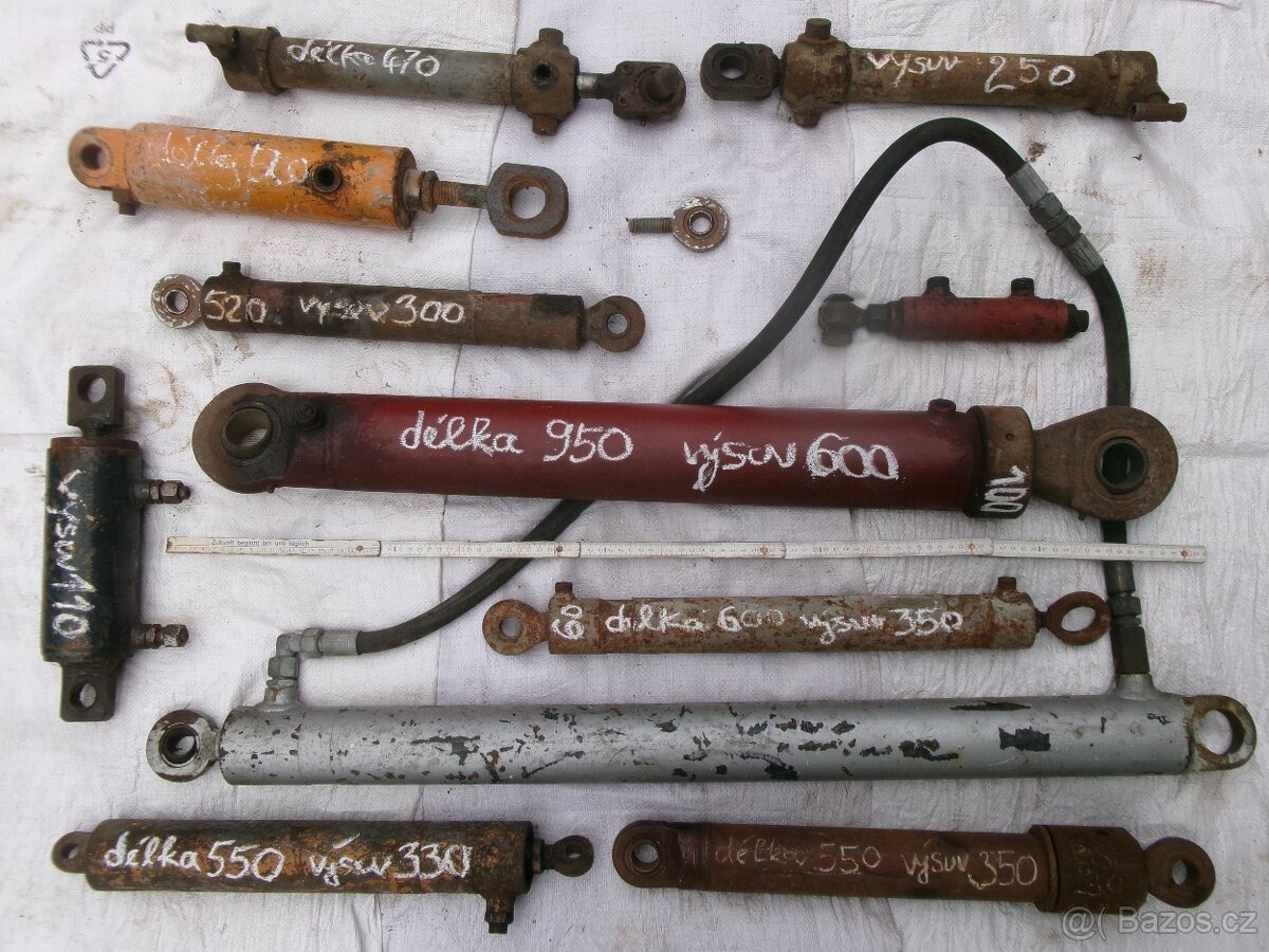 prodám hydr.pístnice na zem.stroje, traktory, a další věci a