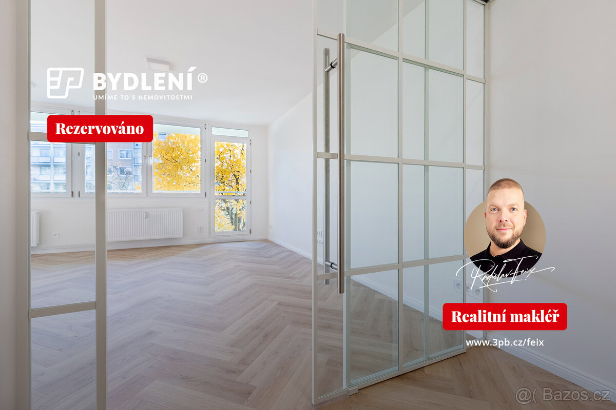 Kompletně zrekonstruovaný designový byt 3+kk (76 m²) s nadst