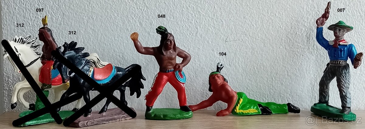 Westernové figurky z DDR, Polska