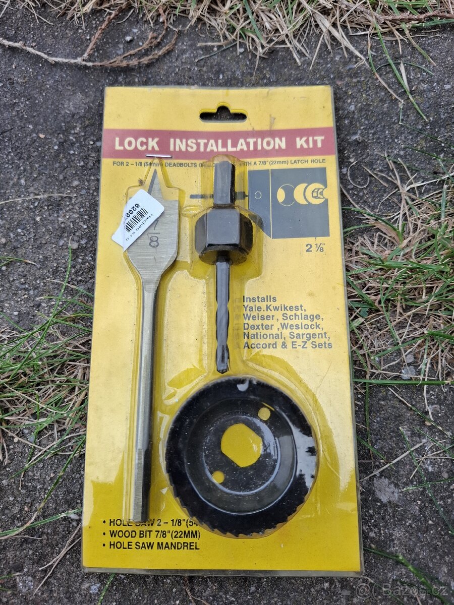 Sada pro instalaci zámku