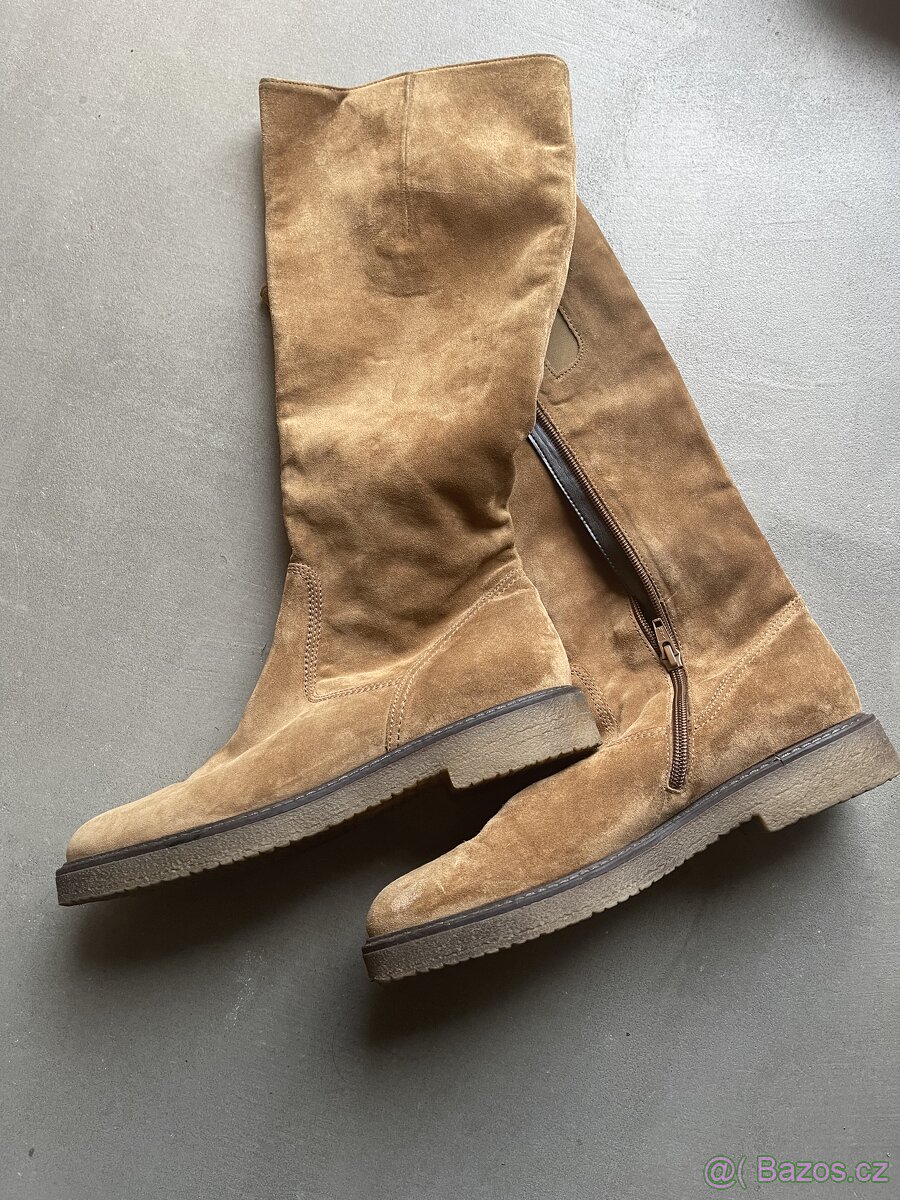 kozačky semišové GABOR