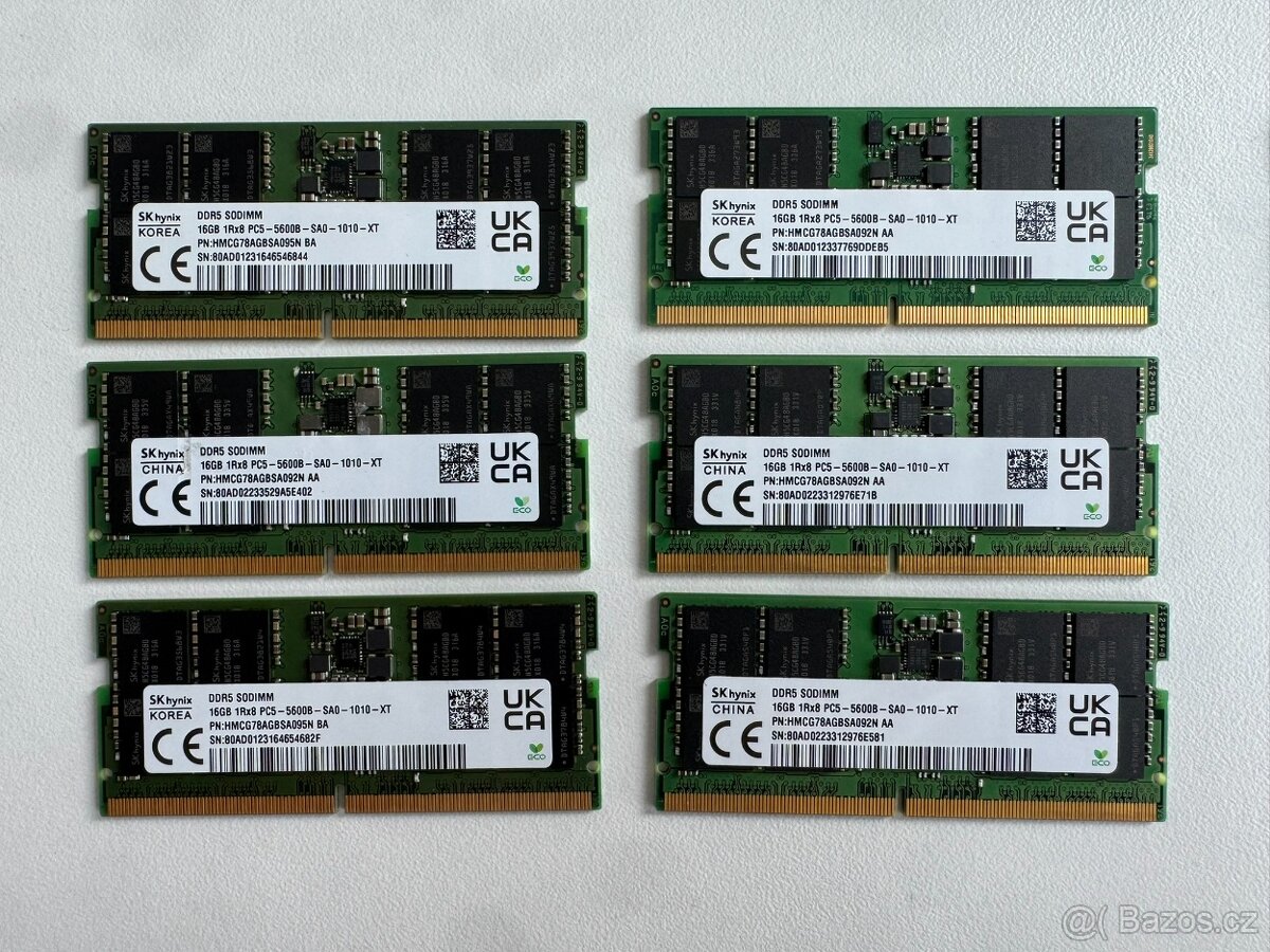 Paměti do notebooku DDR5