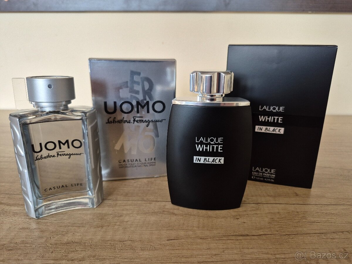 Lalique White in Black + Ferragamo Casual Life