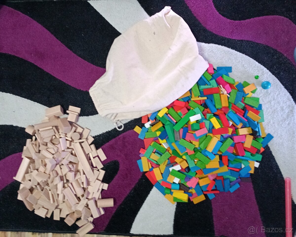 Dřevěné domino 2 druhy