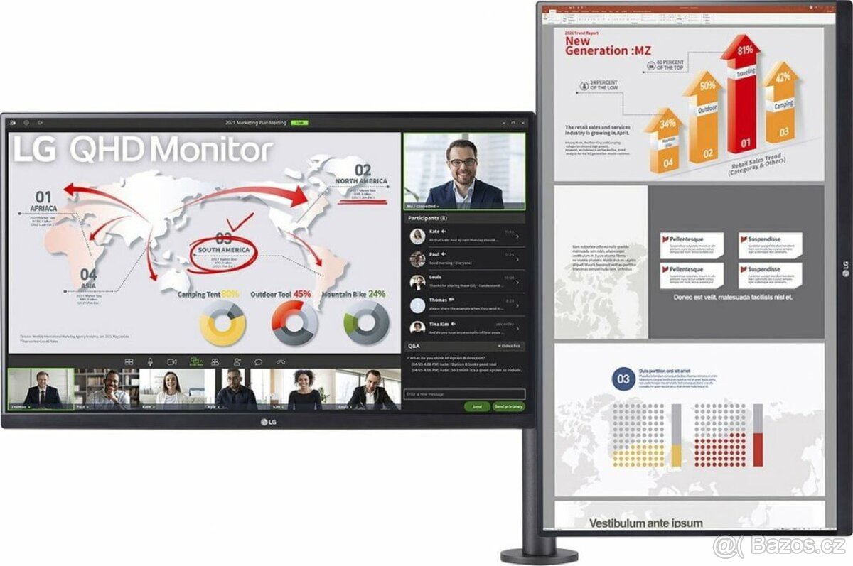 LG Ergo Dual 27QP88DP-BS 27"