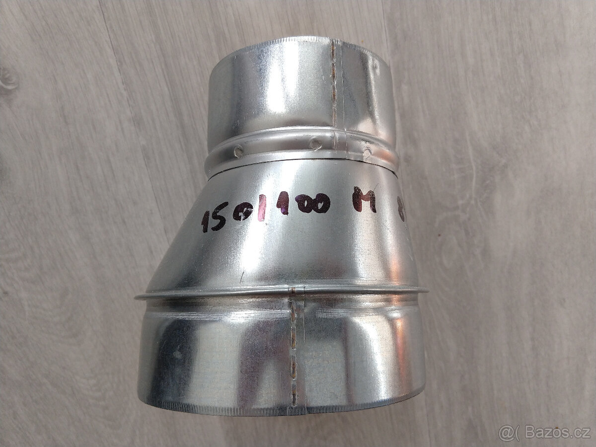 Ventilační redukce asymetrická 150/100