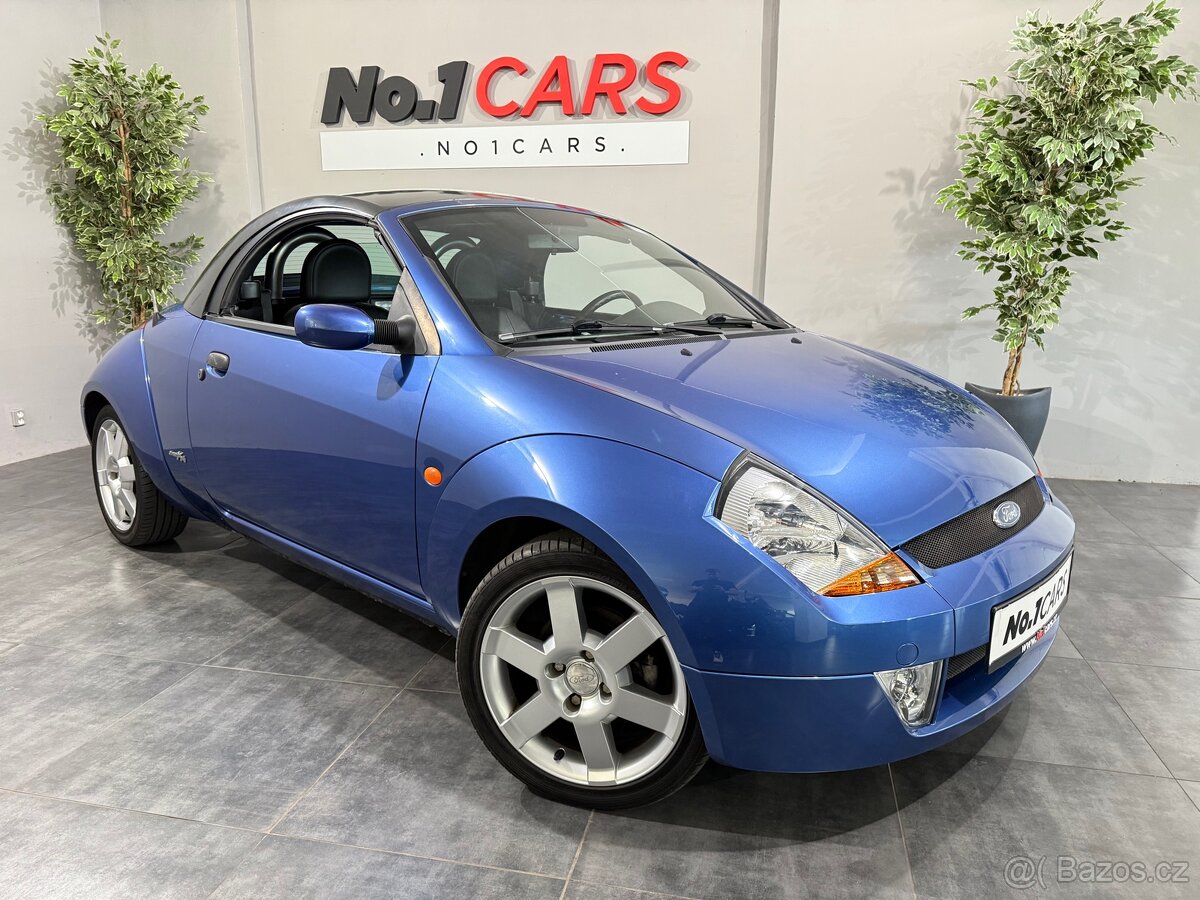 Ford Streetka 1,6 i PEVNÁ A PLÁTĚNÁ STŘECHA KRÁSNÝ STAV