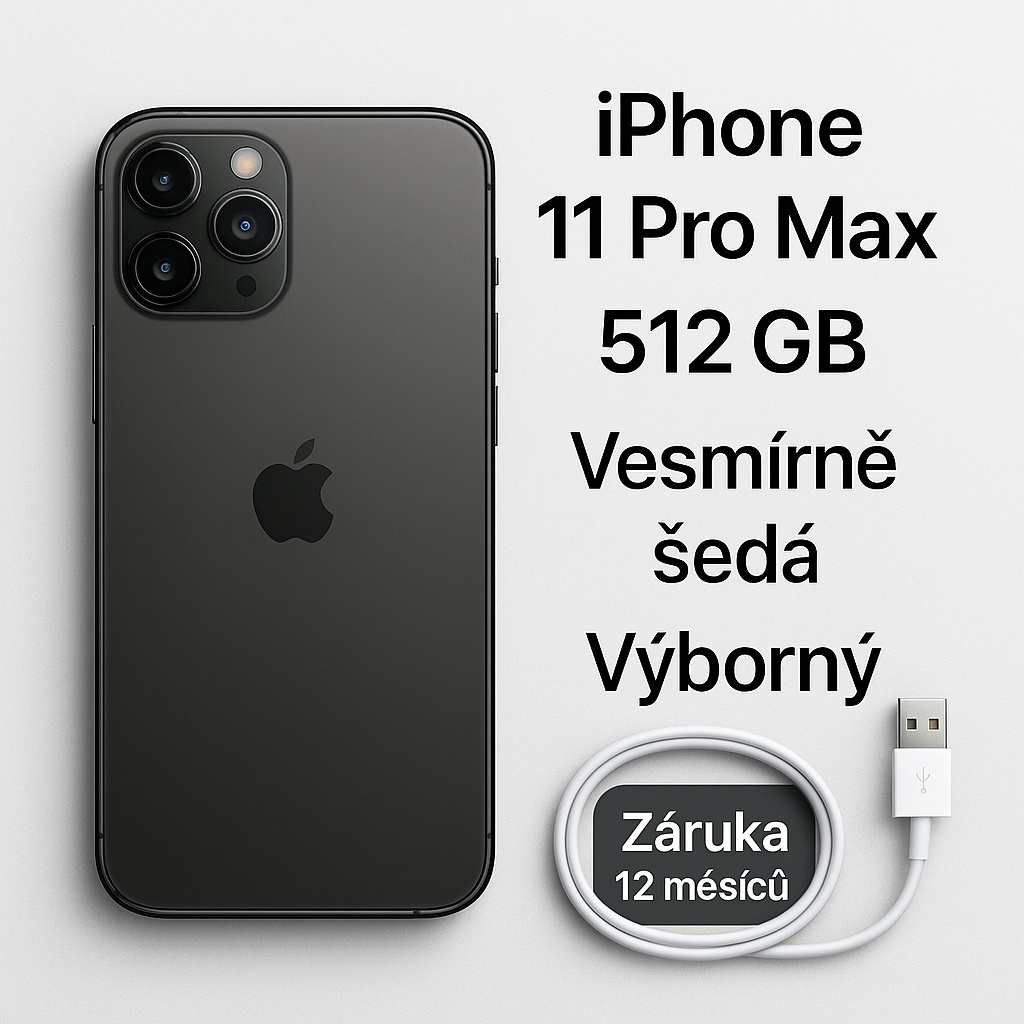iPhone 11 Pro Max 512 GB – prostor pro všechno, co máš rád