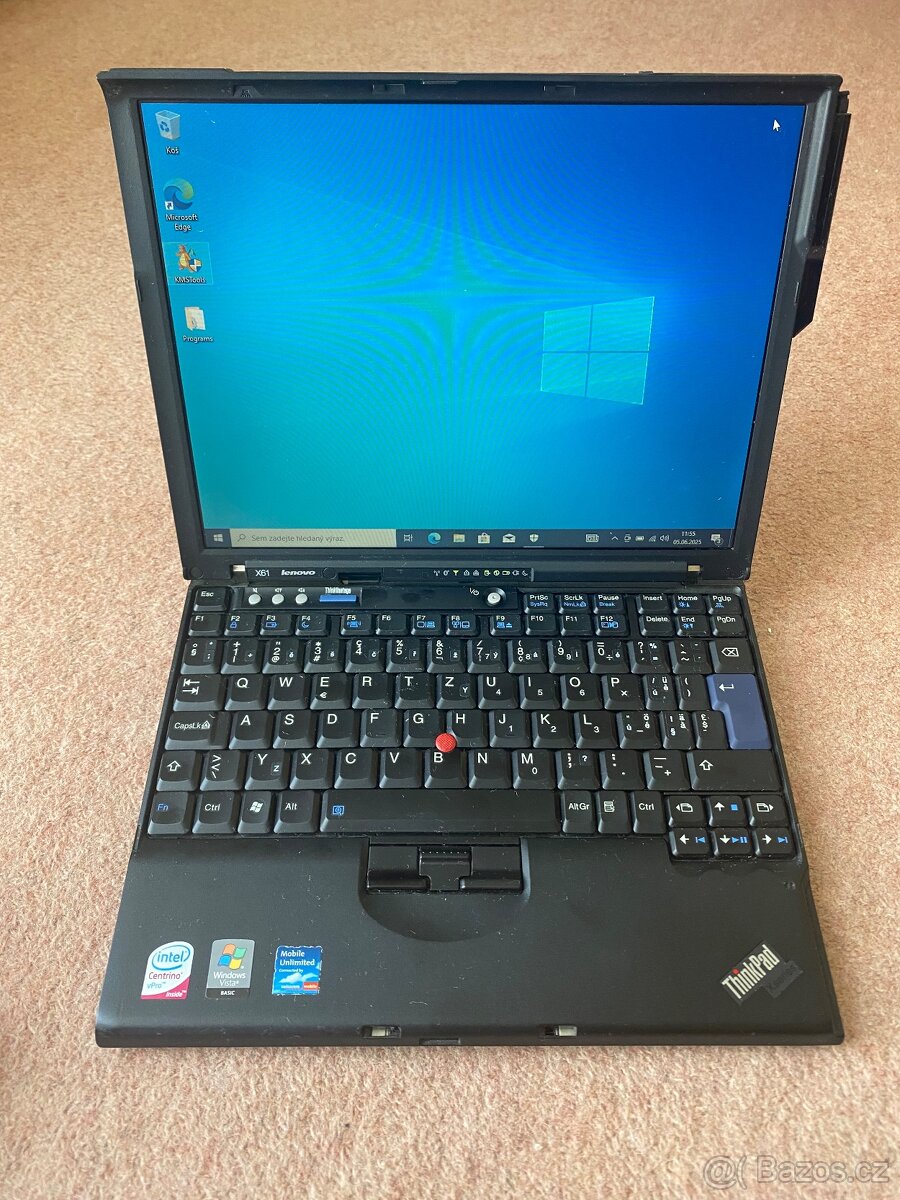Notebook Lenovo x61/na diagnostiku