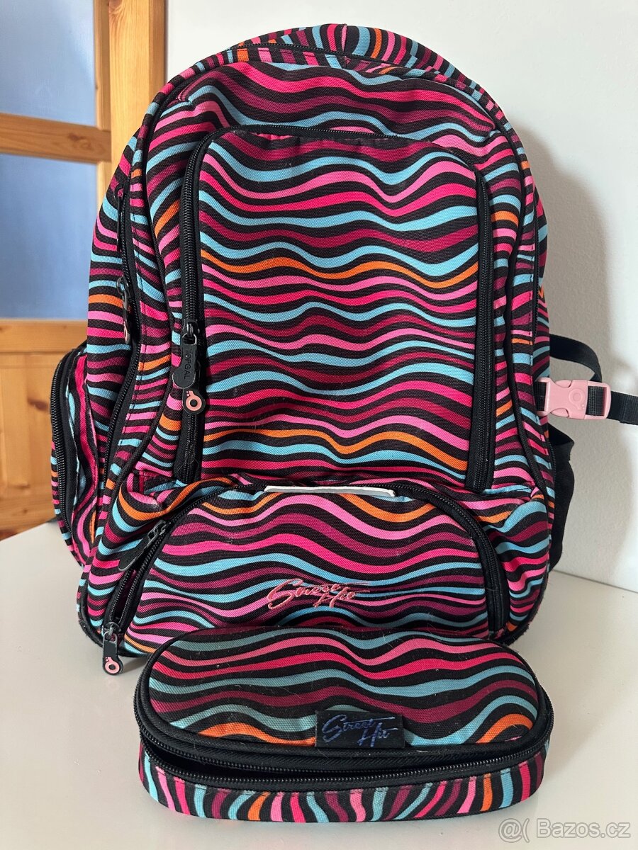 Studentský batoh Topgal s pouzdrem na psací potřeby