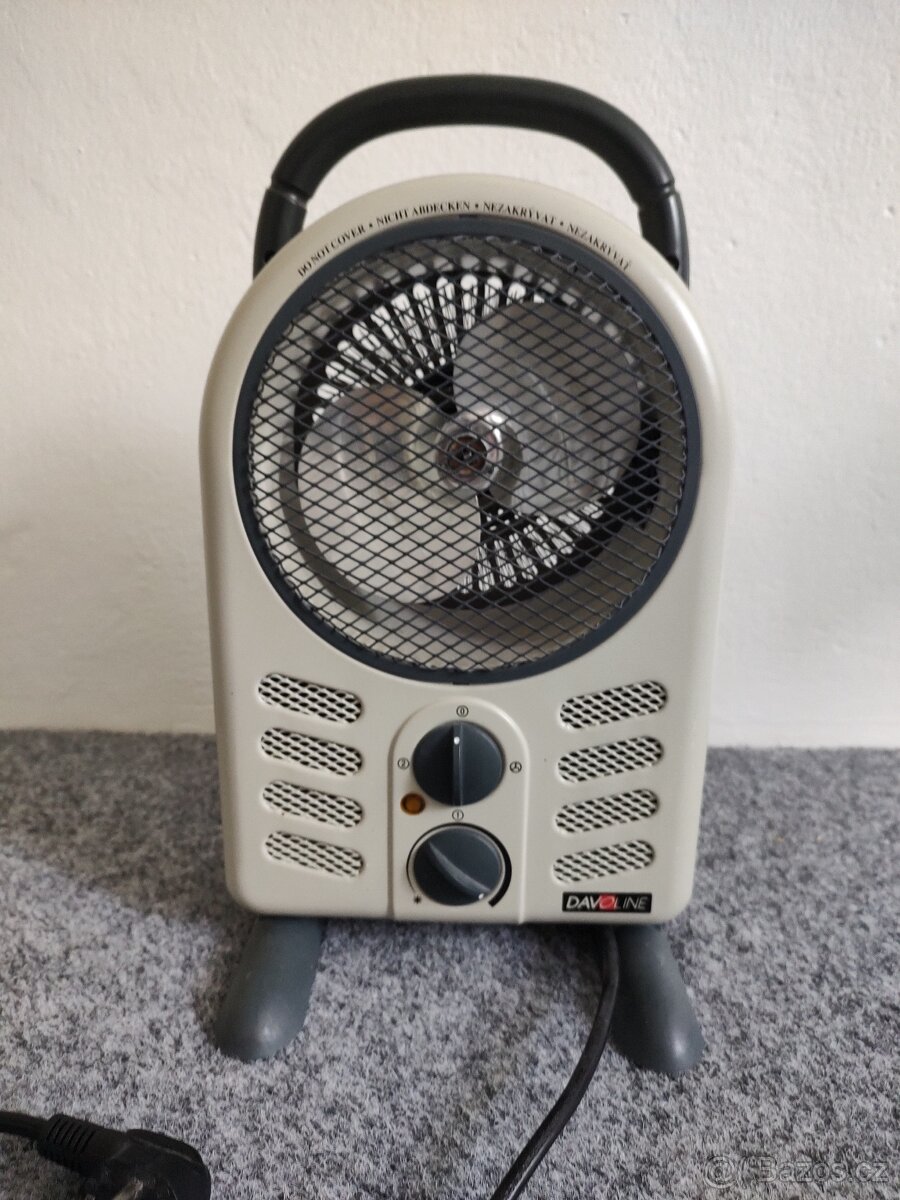Teplovzdušný ventilátor DAVOLINE