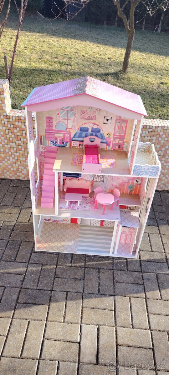 Woody XXL domeček pro panenky Barbie s výtahem