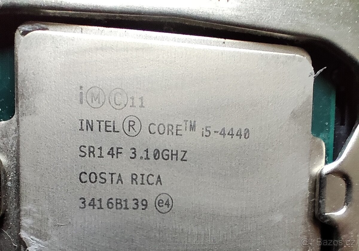 Procesor Intel CORE i5 4440 včetně chlazení