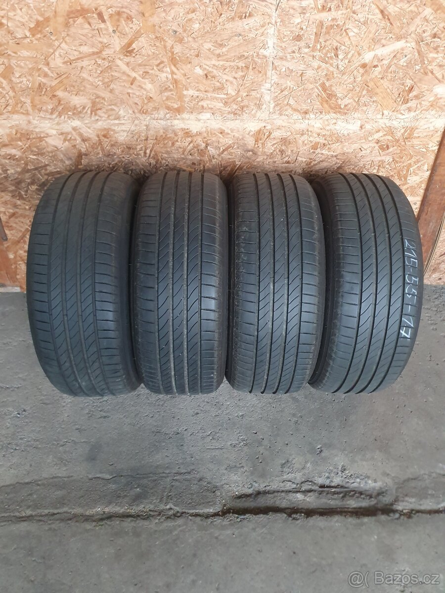 215 55 r 17 dezén 95% R.v. 2023 R 17 215/55 letní pneumatiky