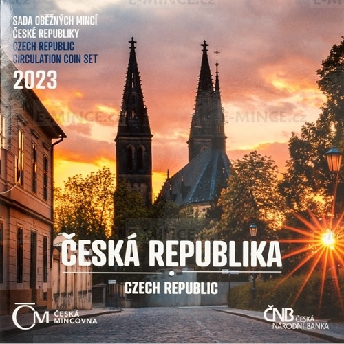 13 SAD OBĚŽNÝCH MINCÍ ČESKÉ REPUBLIKY v b.k.